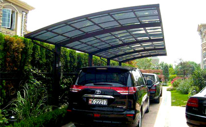 鋁合金車(chē)棚定制